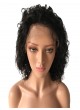 Lace front wig pre plucked hair line baby hair natural color  bleached knots 100% human hair 8A + quality bob curly pre order